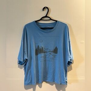 American Eagle Graphic Cropped Tee